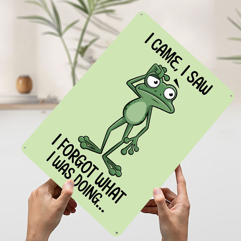 Confused Frog Cartoon With Fun - Home Bathroom Quotes review and price