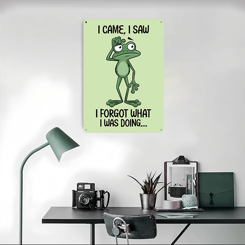 Confused Frog Cartoon With Fun - Home Bathroom Quotes review and price