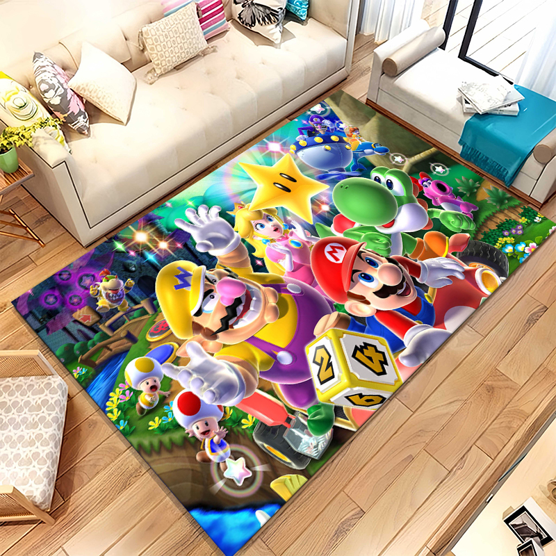 Retro M-Mario Bros Game Cartoo - Home Bathroom Carpet review and price