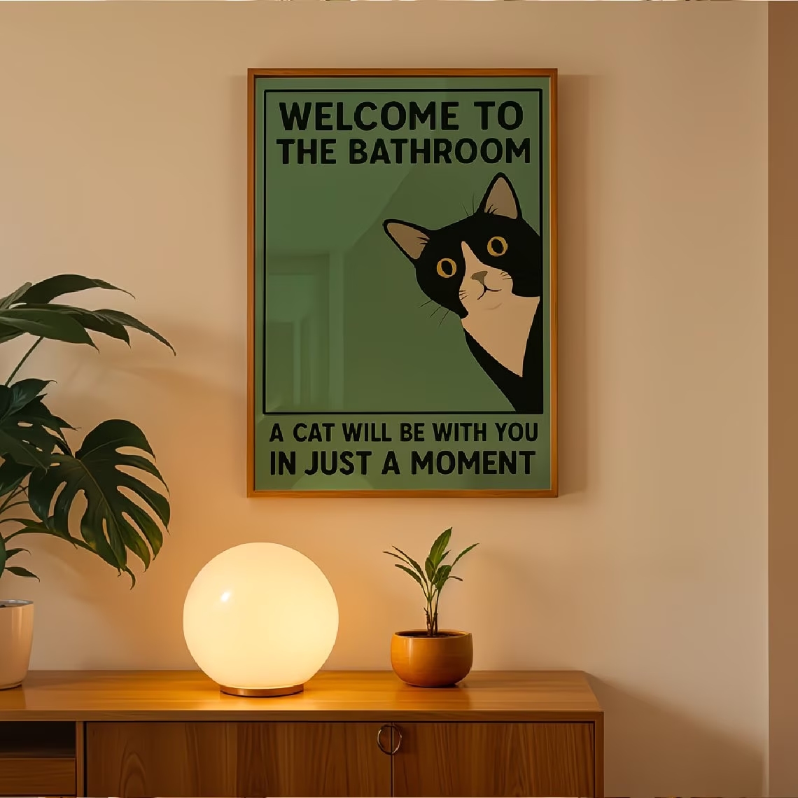 Modern Green Welcome To The Ba - Home Bathroom Quotes review and price