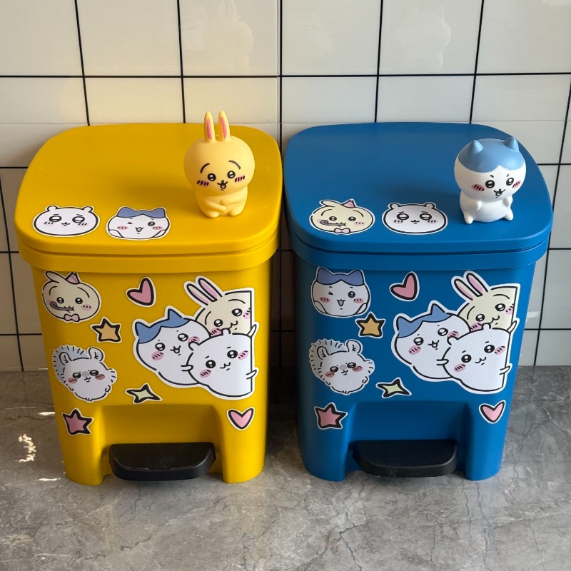 Kawaii Chiikawa Trash Can Foot - Home Goods Bathroom Accessories review and price
