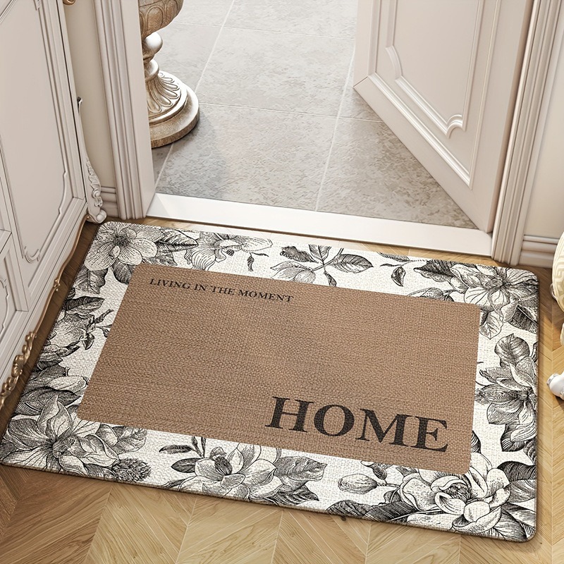 Hello Retro Print Doormat Non- - Home Bathroom Cleaning Machine review and price