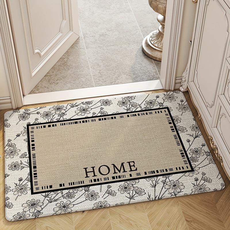 Hello Retro Print Doormat Non- - Home Bathroom Cleaning Machine review and price
