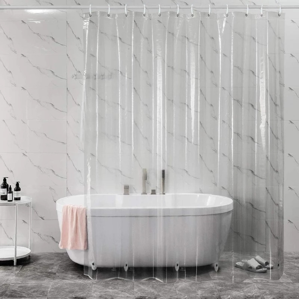 PEVA Shower Curtain Waterproof - Shower Curtain Liner review and price