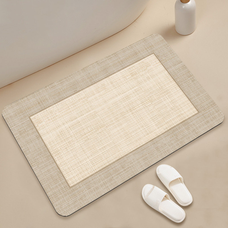 VIKAMA Minimalist Geometric St - Zara Home Bathroom Rug review and price
