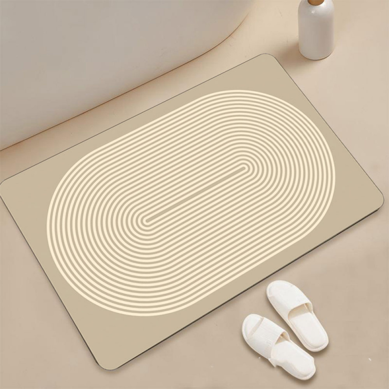 VIKAMA Minimalist Geometric St - Zara Home Bathroom Rug review and price