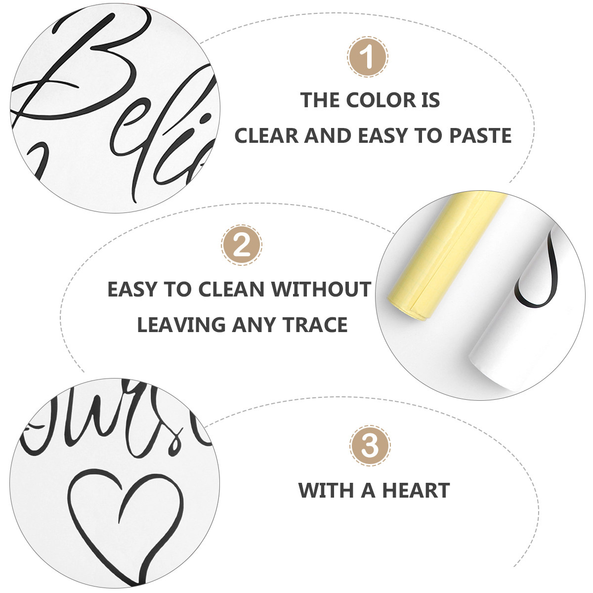 Wall Sticker Pvc Letter Design - Home Bathroom Quotes review and price