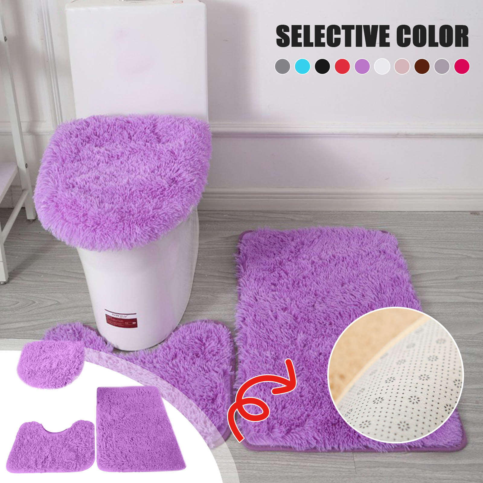 3pc Bathroom Set Rug Mat Toile - Zara Home Bathroom Set review and price