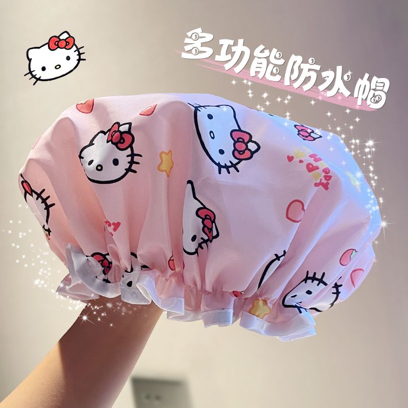 Hello Kitty Kawaii shower cap  - Japan Bathroom.Home review and price