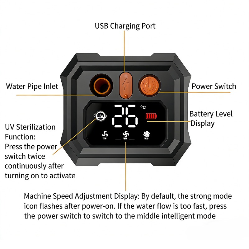 5400mAh/9000mAh Outdoor Portab - Home Bathroom Water Filter review and price