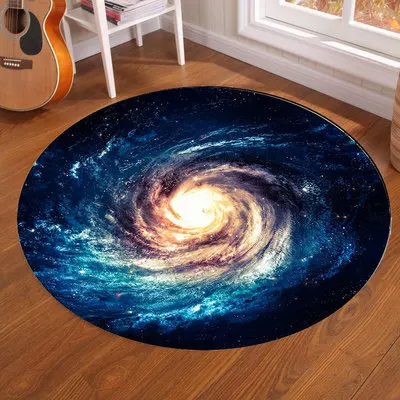 Galaxy Earth Moon Round Carpet - Home Bathroom Carpet review and price