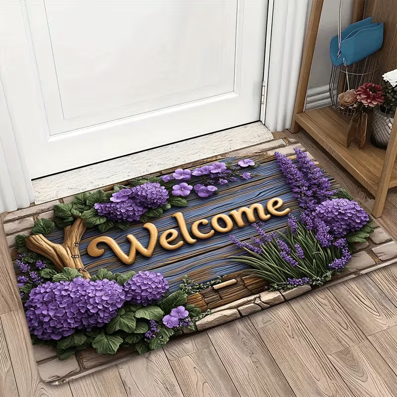 Lavender Welcome Mat Is Suitab - Zara Home Bathroom Rug review and price