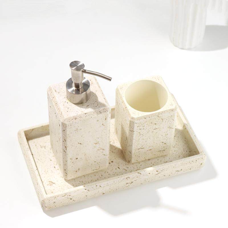 Sand and Gravel Resin Hand San - Zara Home Bathroom Set review and price