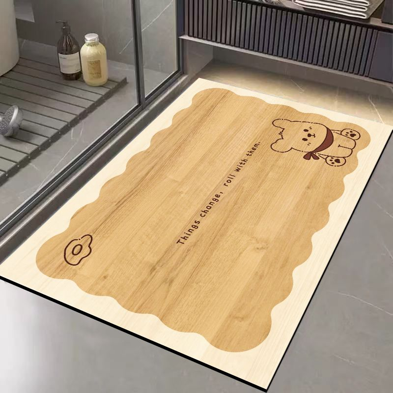 VIKAMA Cute Cartoon Bear Bath  - Home Bathroom Quotes review and price