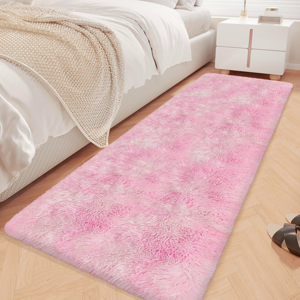 VIKAMA Gradient Blue Fluffy Ru - Home Bathroom Carpet review and price