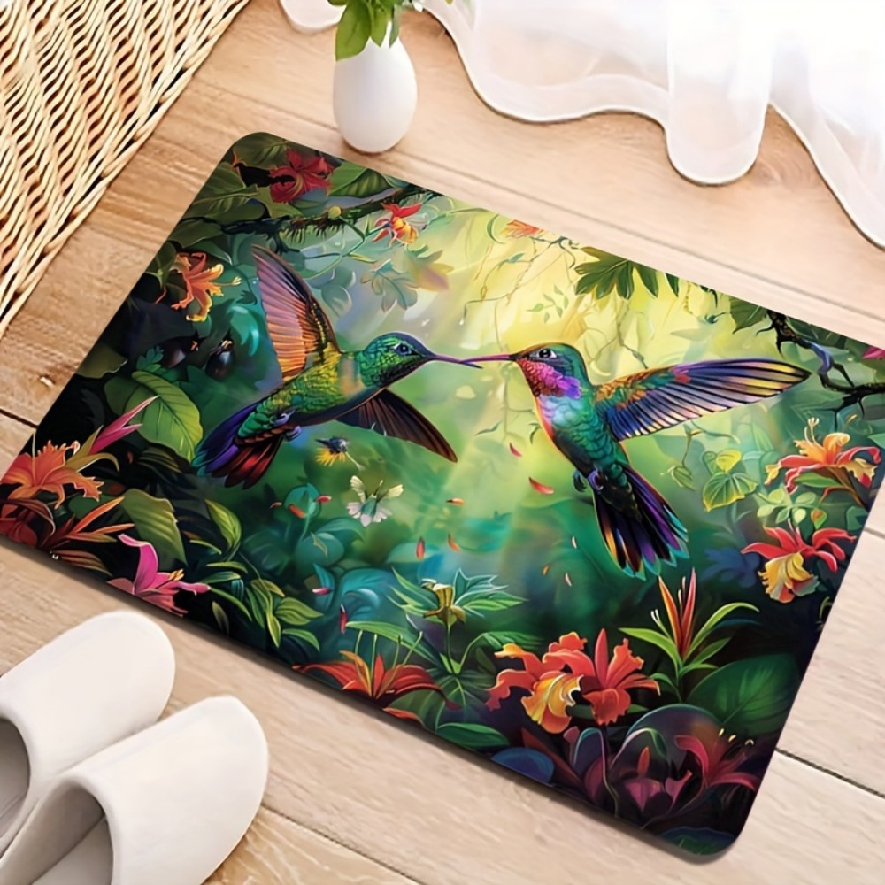 VIKAMA Spring Hummingbird Trop - Home Bathroom Carpet review and price