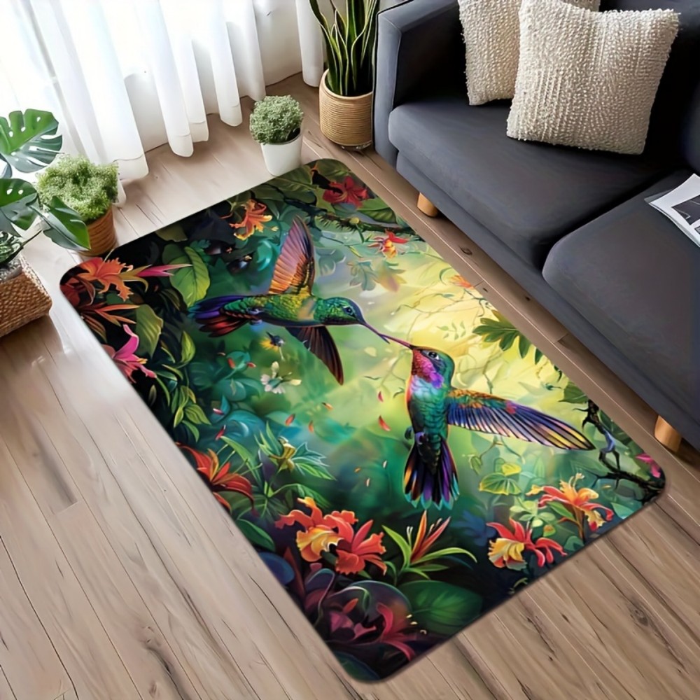 VIKAMA Spring Hummingbird Trop - Home Bathroom Carpet review and price
