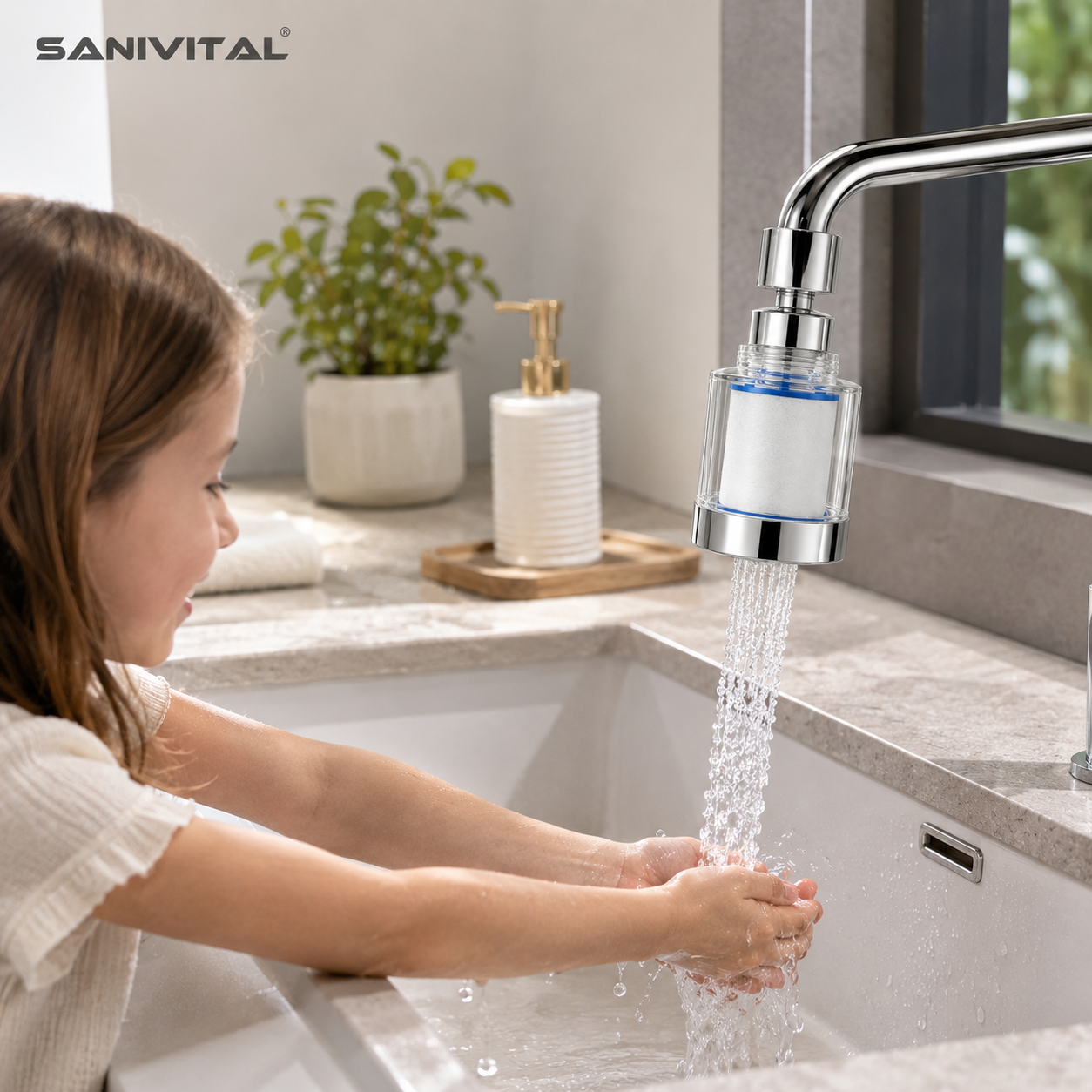 SANIVITAL Faucet Water Filter  - Home Bathroom Water Filter review and price