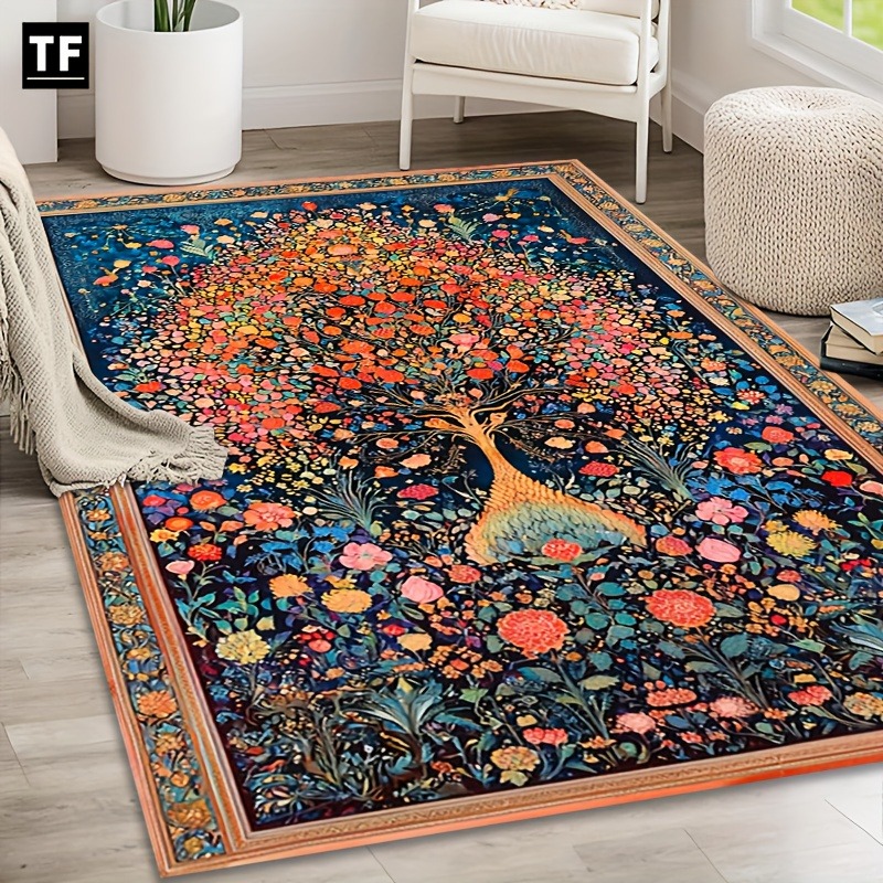 Bohemian Floral Area Rugs Plan - Zara Home Bathroom Rug review and price