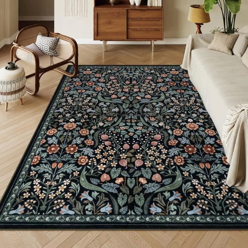 Bohemian Floral Area Rugs Plan - Zara Home Bathroom Rug review and price