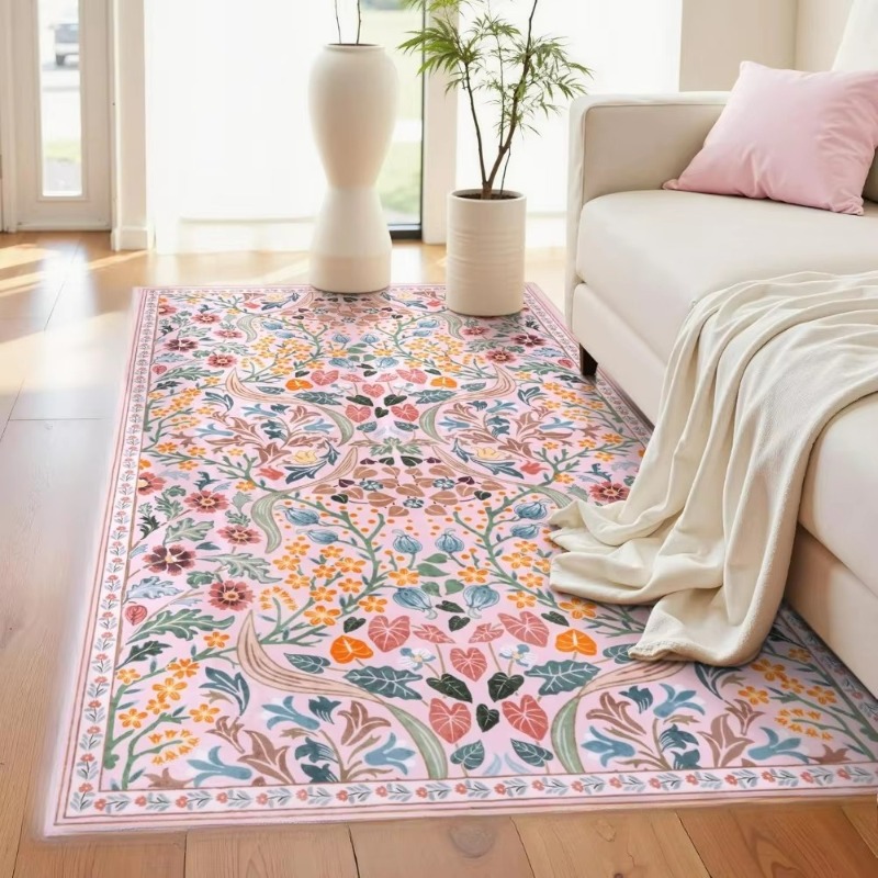 Bohemian Floral Area Rugs Plan - Zara Home Bathroom Rug review and price